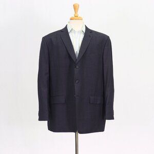 Bespoke 52L Gray Blazer Sport Coat Jacket 3-Button Solid Y882